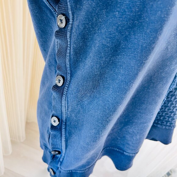 Anthropolgie Saturday Sunday Blue Top, size small over sized - Picture 5 of 9